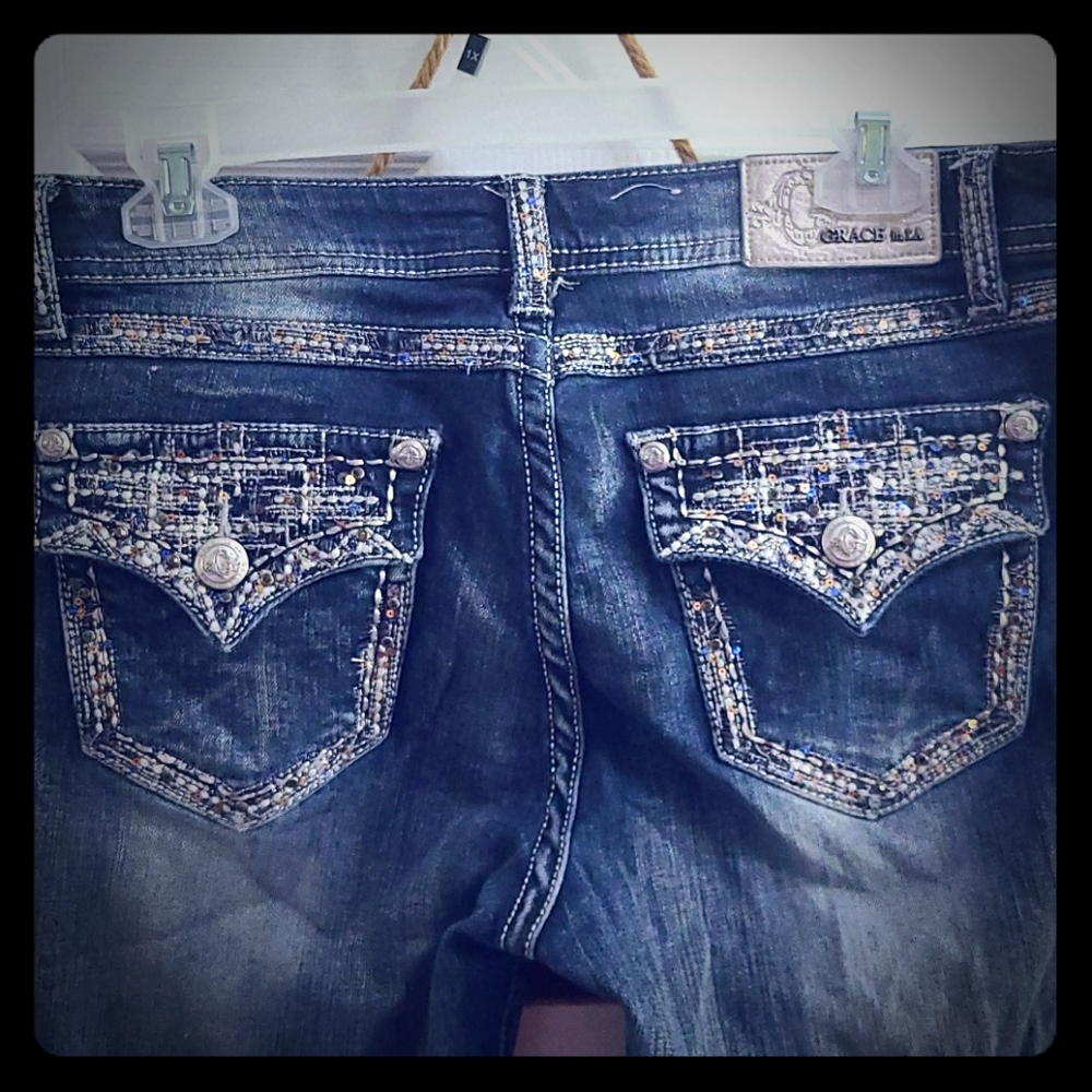 Grace in LA bling jeans
